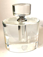 Orrefors Ice Collection Crystal Oval Perfume Display  Bottle - Boxed