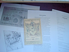 WW2 ITALIAN POW PRISON OF WAR FOOTBALL PROGRAMME HAND DRAWN 11/9/1942 CAMP 82