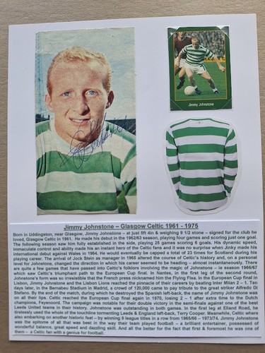 Jimmy johnstone celtic - johnstone, legend