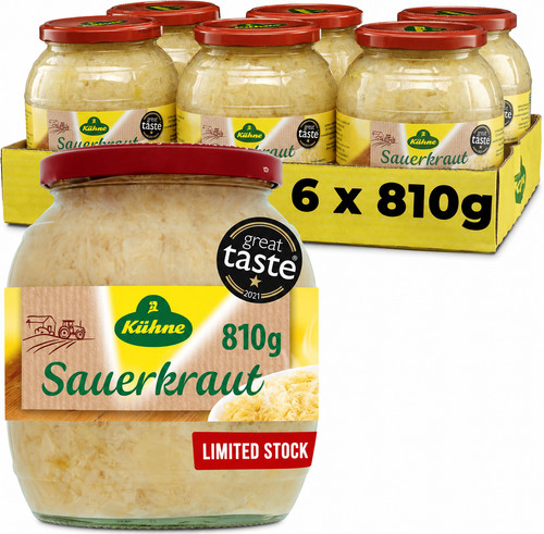 Kuhne sauerkraut pack - pack, 810g