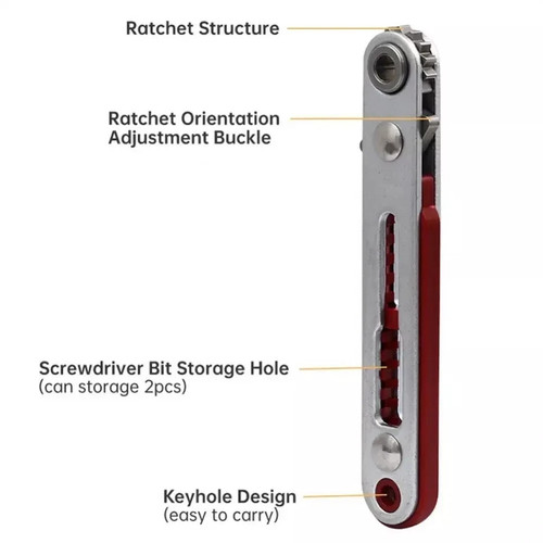 Mini ratchet wrench - wrench, 1/4