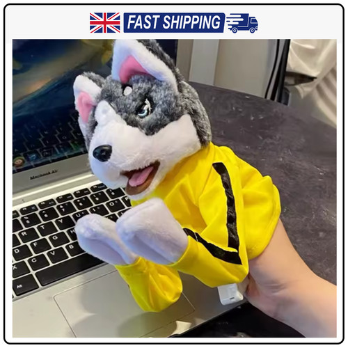 Kids husky boxer hand puppet - boxer,