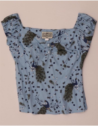 Collectif womens crop blouse - crop,