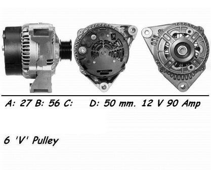 Wai alternator 90amp for - wai,