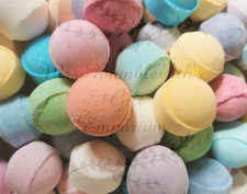 Mini Scented Bath Bombs Marbles Chill Pills Fizzes Vegan Bulk Large Cruelty Free