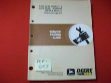 JOHN DEERE LABOR/SERVICE