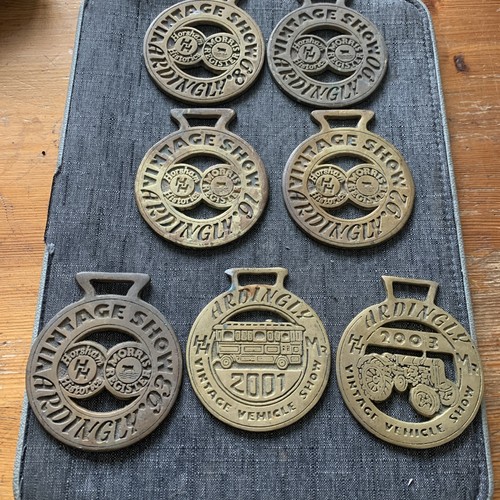 Vintage brass plaque - , ardingly