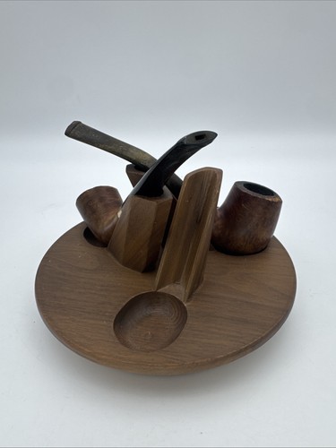 Vintage wooden brigham pipe - wooden,
