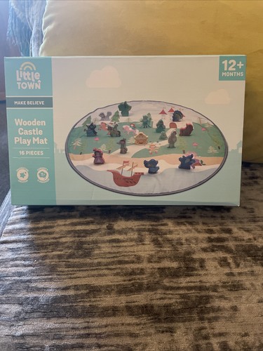 Wooden castle play mat - wooden,