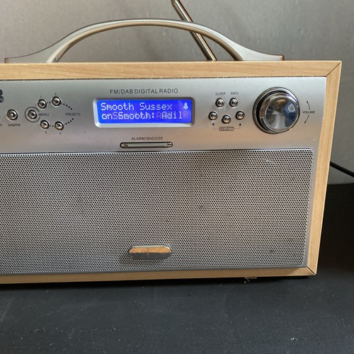 Dab portable radio red - radio, by