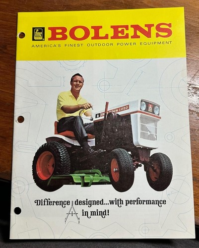 Vintage bolens yellow 1966 - bolens,