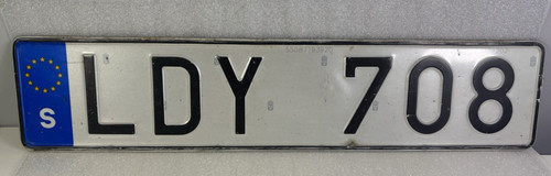 Sweden swedish number license - sweden,