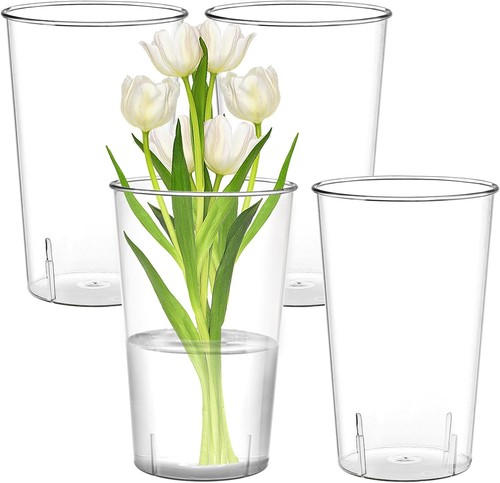 Pack flower acrylic vases - pack,