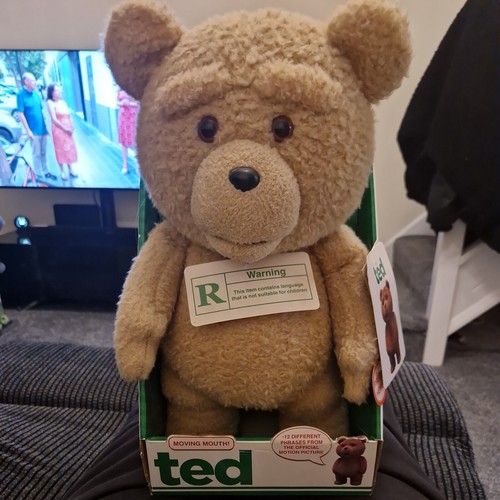 Boxed ted movie talking - talking, bear