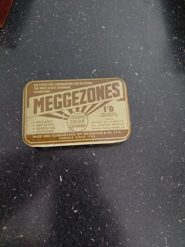 Vintage collectable empty tin - vintage,