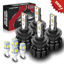 For Mercedes S-Class W220 1998-2005 Side/Low/High Beam 501 H7 H7 Headlight Bulbs