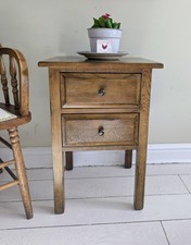 Solid Wood Side Table Bedside