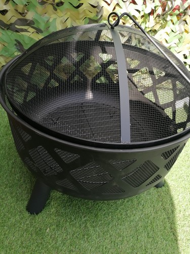 Large round fire - fire, pit