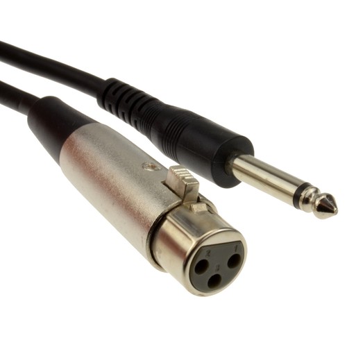 35mm mono jack plug to - 6.35mm,