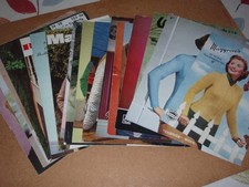 20 x Vintage Knitting Patterns Job Lot - for Adults - Copley, Robin etc.