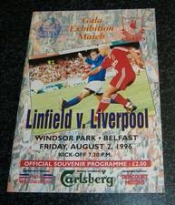 Linfield v Liverpool 1996 Friendly