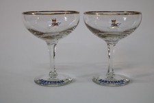 Pair Babycham Glasses 1960s