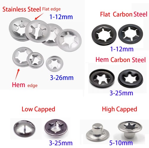 25mm capped hem starlock - 1-25mm, capped/hem/starlock