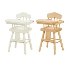 Dollhouse Wooden High Chair