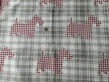 Tartan Scottie Dog Woven