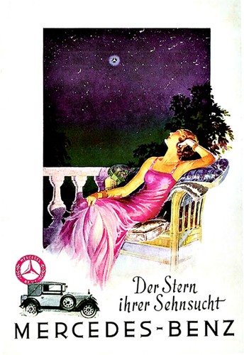 Art deco mercedes - art,