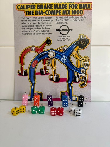 Dice cable ends old school - school, bmx