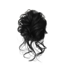 Curly Messy Bun Hair Piece Updo Scrunchie Fake Natural Bobble Hair Extensions