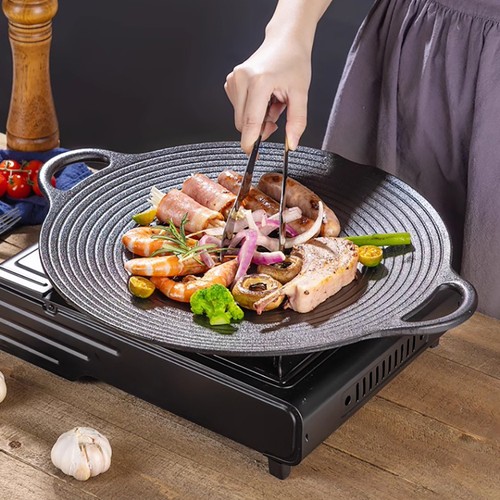 Dia 48cm round griddle - dia, 30-48cm