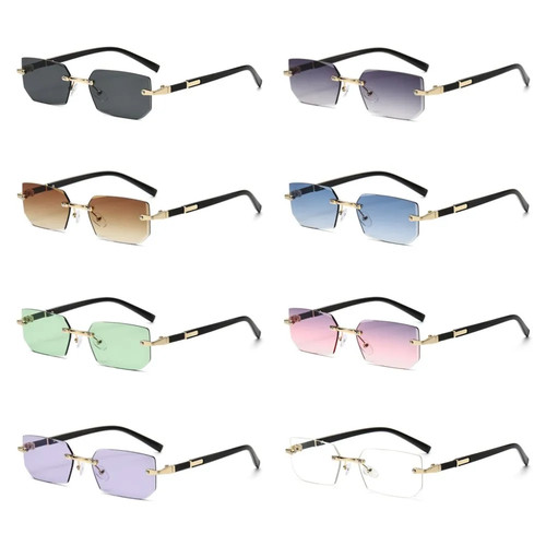 Small rimless rectangle - rimless,