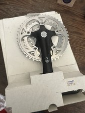 Vintage NOS NIB Campagnolo Olympus Black triple chainset 175mm 24/36/46 teeth