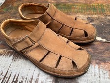 PAVERS Leather Sandals light brown Mens UK Size 9 EU 43 very comfortable 