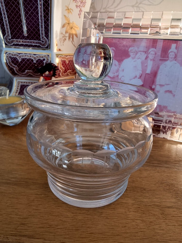 Stuart crystal glass lidded - crystal,