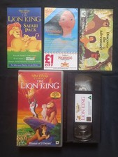 Disney Classic release 'Lion King' VHS video with all original promo leaflets