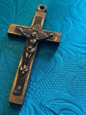 Bronze crucifix pendant