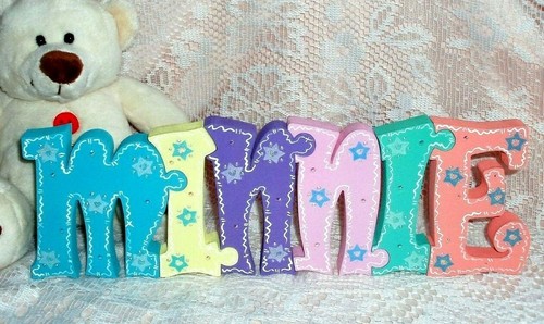 Any letters standing wooden - any, 6
