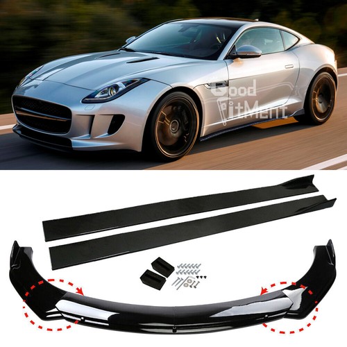 Glossy front bumper lip - bumper,
