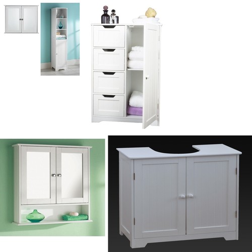 Bathroom cabinet white - cabinet,