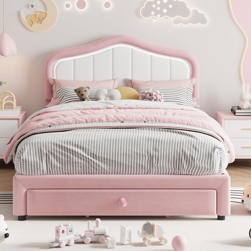 Twin upholstered bed frame - twin,