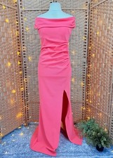 Goddiva Coral Off Shoulder