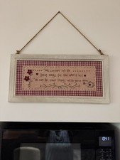 Hanging Sign With Pretty Detail And Message