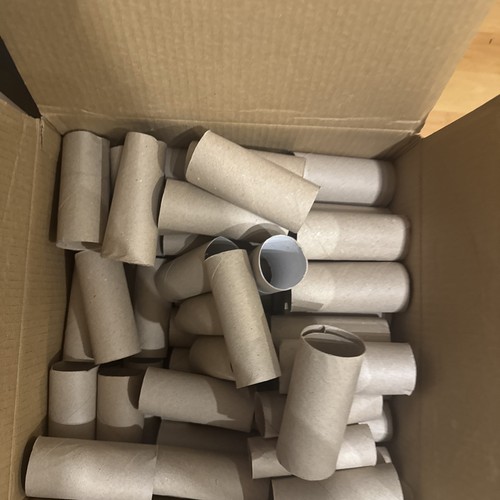 100 clean empty toilet - 100, roll