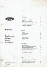 FORD CORTINA Mk3 1.3 1.6 2.0