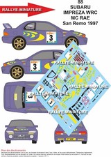 DECALS 1/43 REF 0088 SUBARU