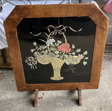 Deco 1930s Glass Decorated