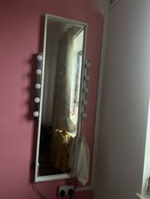 IKEA NISSEDAL Mirror White 40x150cm – Wall Mount, Vertical/Horizontal